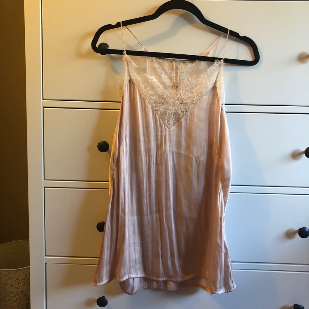 H&M silk tank